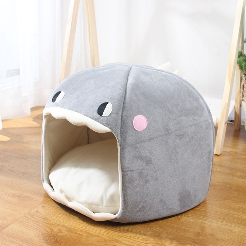 Cave tent pet bed